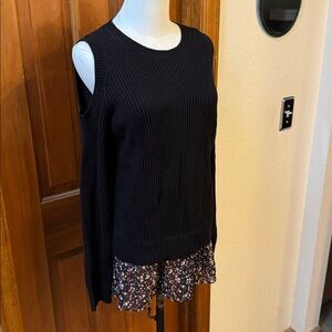 PRICE FIRM All Saints Black Crewneck Sweater Size M